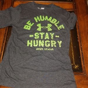 Under Armour Boys ysm small short ball shirt 8 7